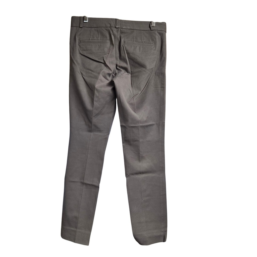 Banana Republic‎ Sloan Pants Women 4 Grey Flat Front Slim Fit Business Casual